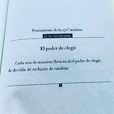 FranBcnMad's tweet image. #PequeñaFilosifíaMatinal #ElPoderDeElegir Pensamiento positivo para el día de hoy, 27 de septiembre.