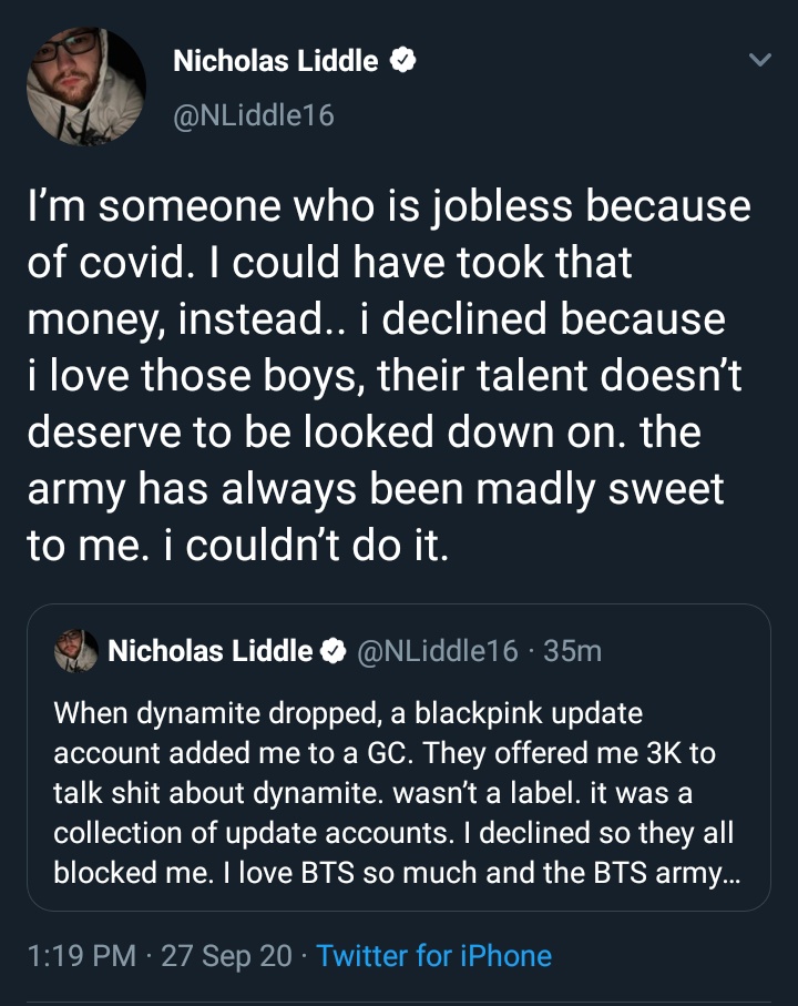 tweets nicholas liddle tweeted after getting the clout he wanted incase someone needs a real receipt