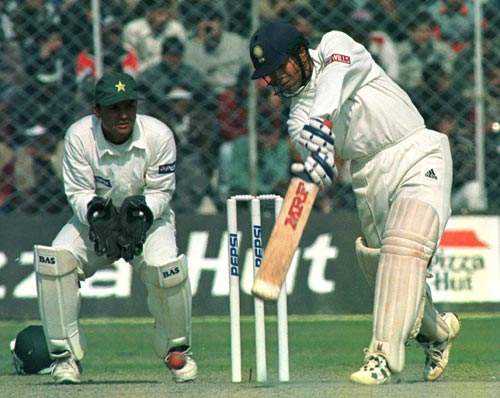 118 v Pakistan at Sharjah, 1996 Sachin scored a magnificent 118 in a match where India crossed the 300 runs mark for the first time in ODIs. Fav Match in which India Crossed 300 for First time 
