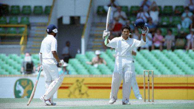 114 v Australia at Perth, 1992 Sachin was nineteen when he went for his first Australia tour. Australia had put up a 346 score. The Master Blaster scored a 114 from just 161 balls