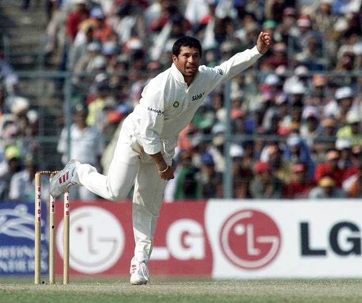 The 2nd Test between India and Australia at the hallowed Eden Gardens in Kolkata in 2001Tendulkar, too, made his contribution with the ball, picking up three wickets including the prized scalps of Matthew Hayden (67) and Adam Gilchrist (0).
