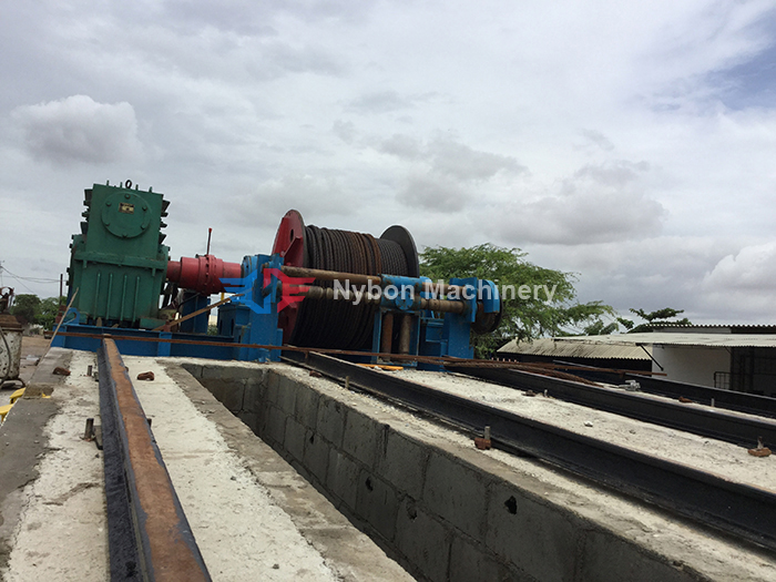 30t Hydraulic Winch for Slipway of Angola Shipyard