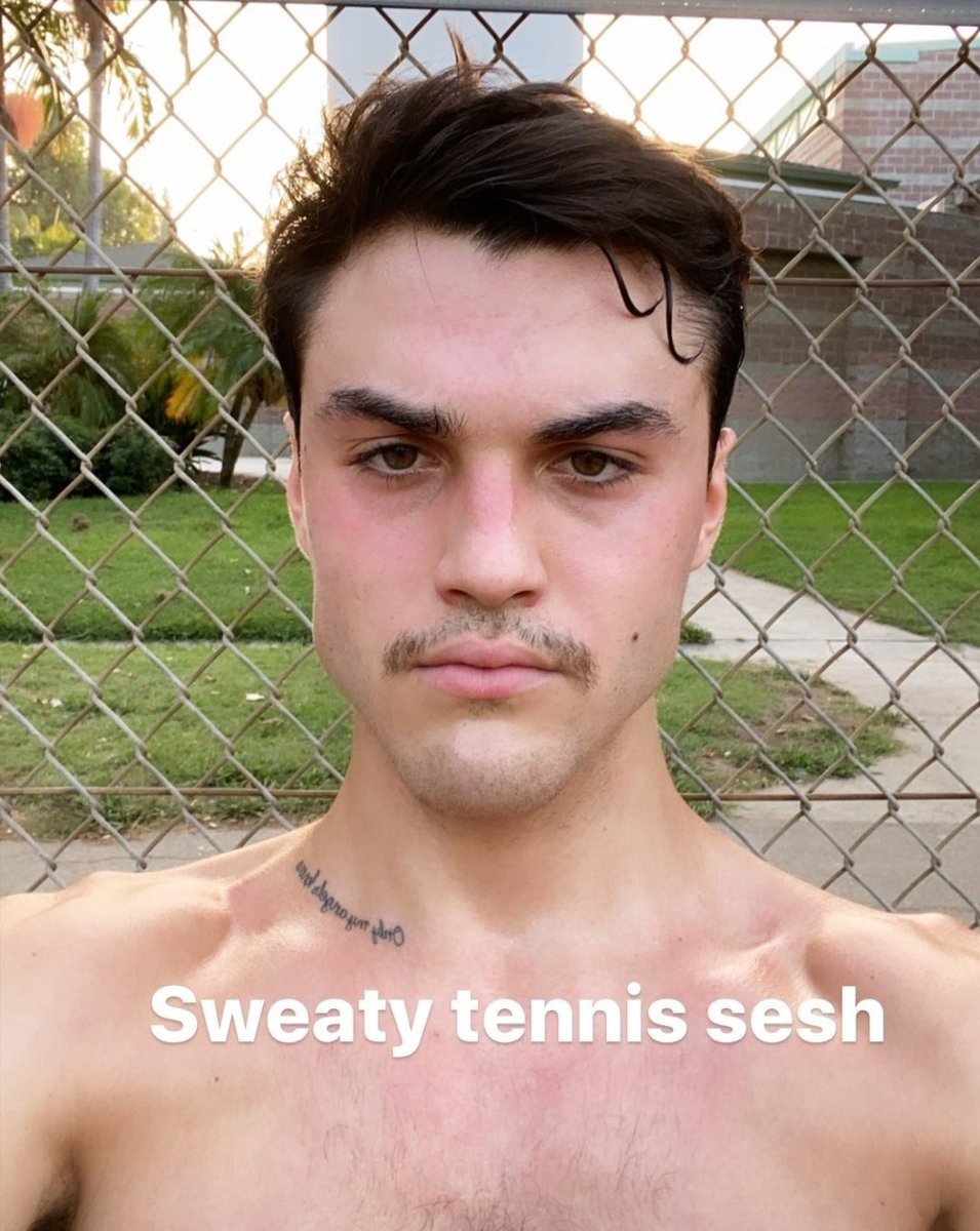 Angel333Dolan's tweet photo. Is that the same man who roasted grayson for having a moustache? https://t.co/q9iqX4672p