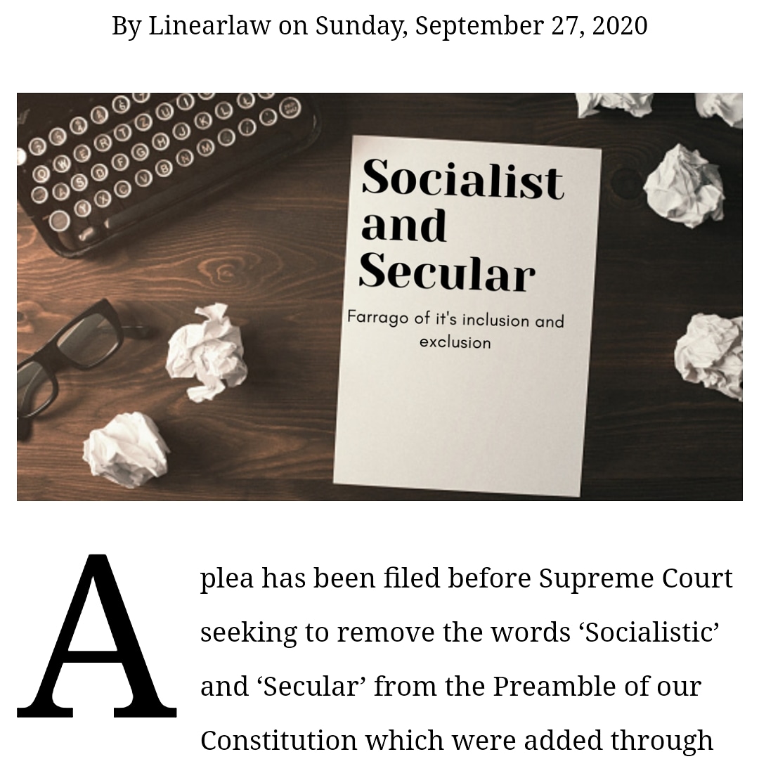 LawLinear's tweet photo. Out now! 
https://t.co/31lUe3s5x8

#Socialist #secular #janta #amendment #emergency #Congress https://t.co/6M7XGkhPyi
