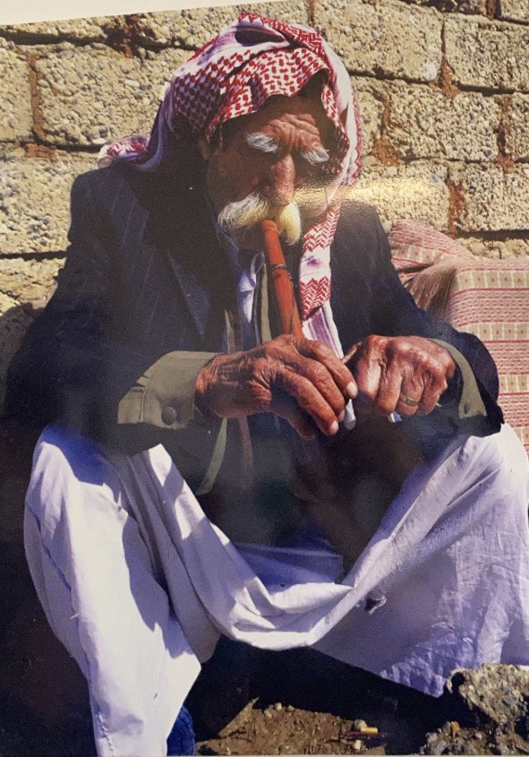 Ezidi man from Sinjar smoking tobacco in Duhok after ISIS ethnically cleansed his town, slaughtered the remaining men and enslaved the women and girls whilst the world watched and did nothing  #Iraq