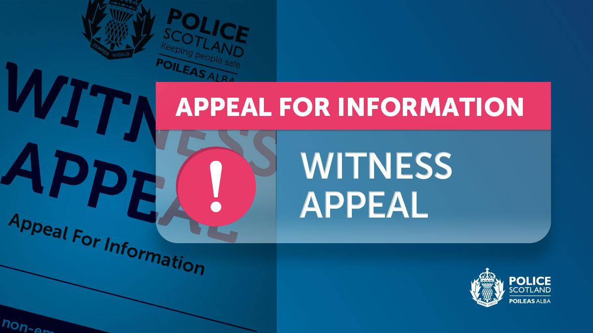 WITNESS APPEAL

The incident happened around 10.40pm on Saturday, 26 September on Motherwell Road, near Palace Grounds Road. 

A green Fiat 500 was involved in a collision with a cyclist who was riding a black mountain bike.

Read more here: ow.ly/utut50BCkEG