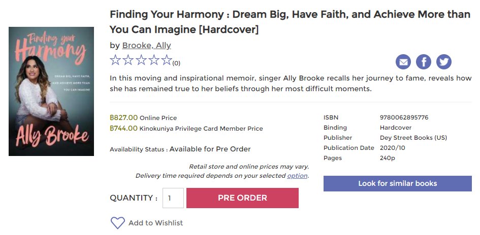 AllyBrookeTH's tweet photo. [#Update] สำหรับใครที่ยังไม่ได้ซื้อหนังสือ Finding Your Harmony ตอนนี้สามารถ pre-order ผ่านทาง @kinowhatsnew ได้แล้วนะครับ สะดวกกว่ากดผ่านเว็บนอกมากๆเลย แนะนำทางนี้ดีกว่าครับ 

link: https://t.co/6J93R4GUei https://t.co/17asBjJiSg