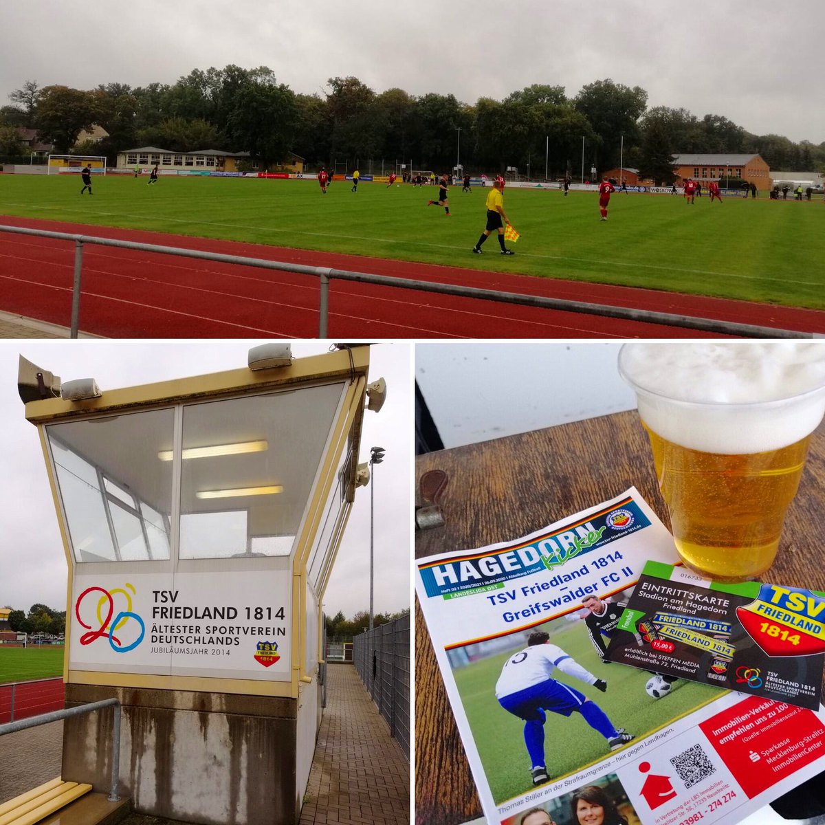 Am Hagedorn I 14:00 Uhr I Landesliga Ost MV

TSV Friedland - Greifswalder FC II 2:2 (1:0)
__________________________________
#oberschlauehopper #fussball #MVtutgut #landzumleben #landesliga #unsereamateure #glotzeausstadionan