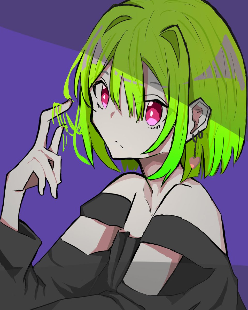 イヤホンフード少女 イラスト ナマネココ 脳筋のイラスト