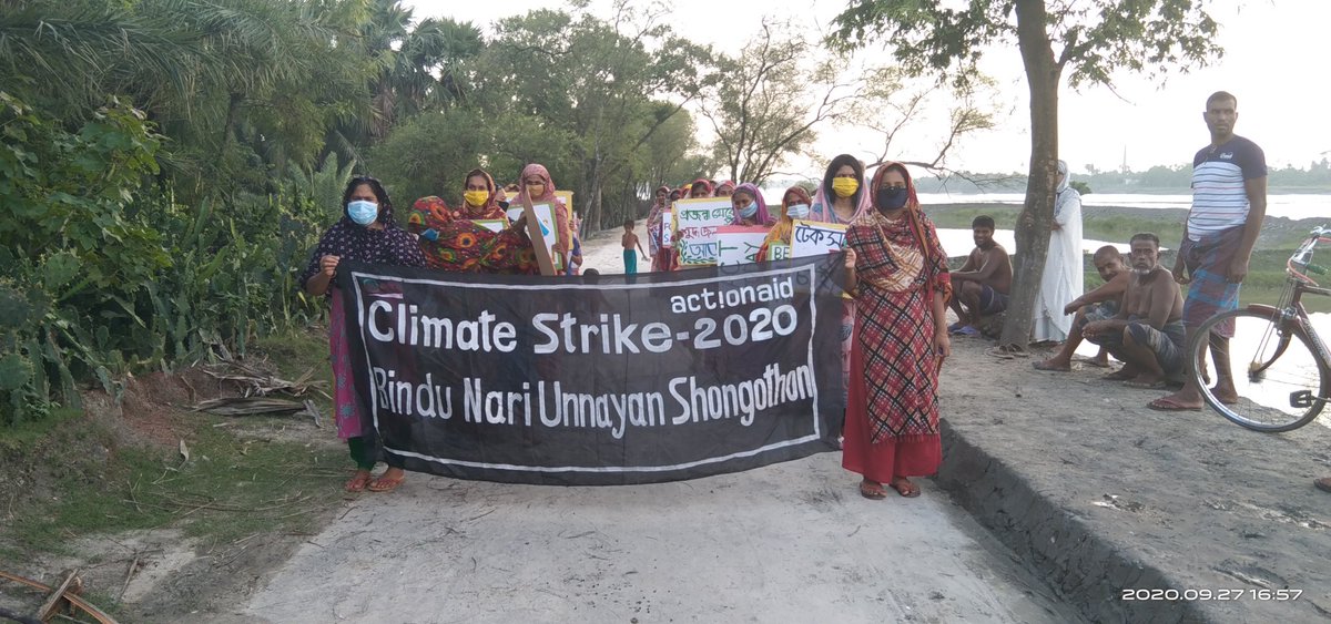 Global climate strike .Satkhira