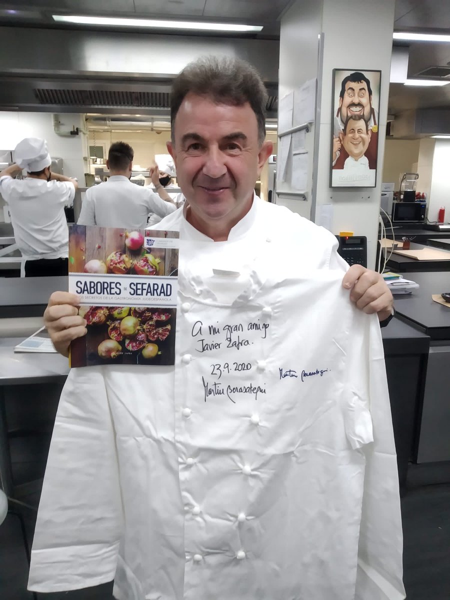 #Lucena y la #Gastronomía | <a href="/PSubijana/">Pedro Subijana</a> y <a href="/Berasategui/">Martín Berasategui</a> ya tienen en sus cocinas los #SaboresDeSefarad y tú? Pues ya está disponible en la #librería #Veracruz de Lucena. ℹ C/Veracruz, 7 Telf. 686 14 86 09  maps.app.goo.gl/5rvpxWfFCcCys6…