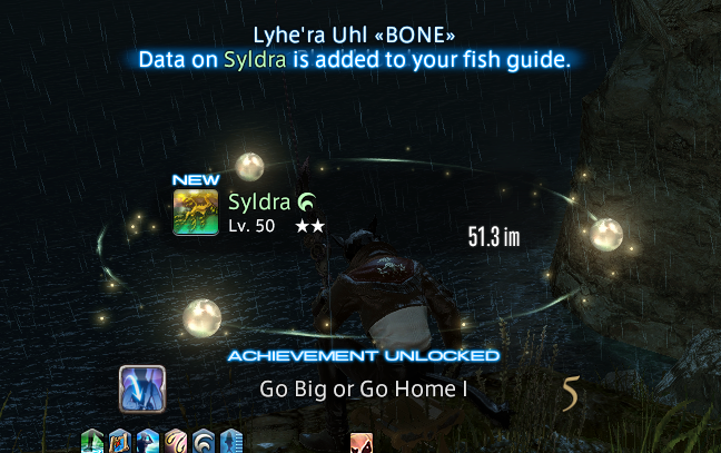 update on fishing: for some reason lyhe is unreasonably lucky with this