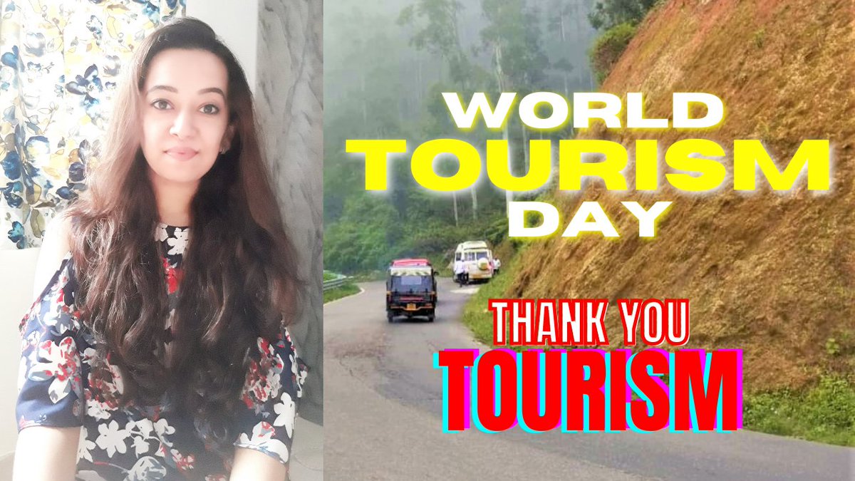 TravloggingSoul's tweet photo. Happy #WorldTourismDay !!!
Watch my #NewVideo &amp; don't forget to #Subscribe my channel for more  #travel related #Videos 😊

https://t.co/0pm4xuFyDI

#WorldTourismDay2020 #TourismMonth2020 #TourismDay #Tourismday2020 #Tourism #happyworldtourismday #traveling #traveler #YouTube https://t.co/g7RZYsS9O2
