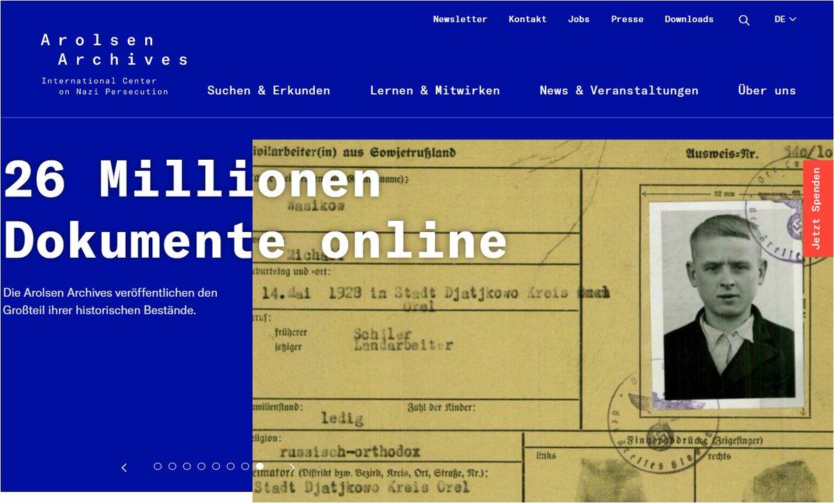 efhaho's tweet photo. Arolsen archives : International Center on Nazi Persecution https://t.co/IBa0U34RWE