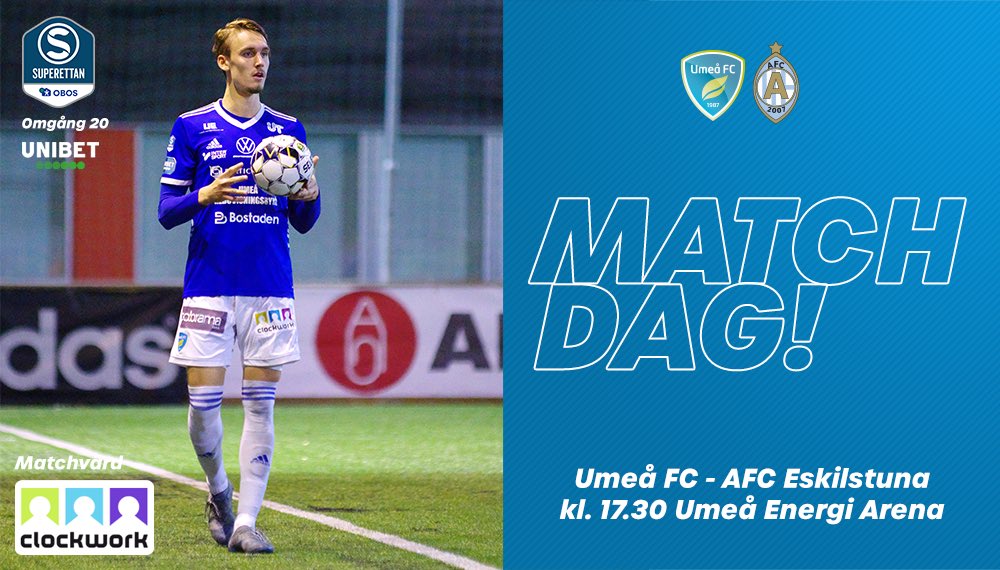UmeaFC's tweet photo. 🔥⚽️ M A T C H D A G !

#UFCAFC #FörUmeå https://t.co/js91W70c3k