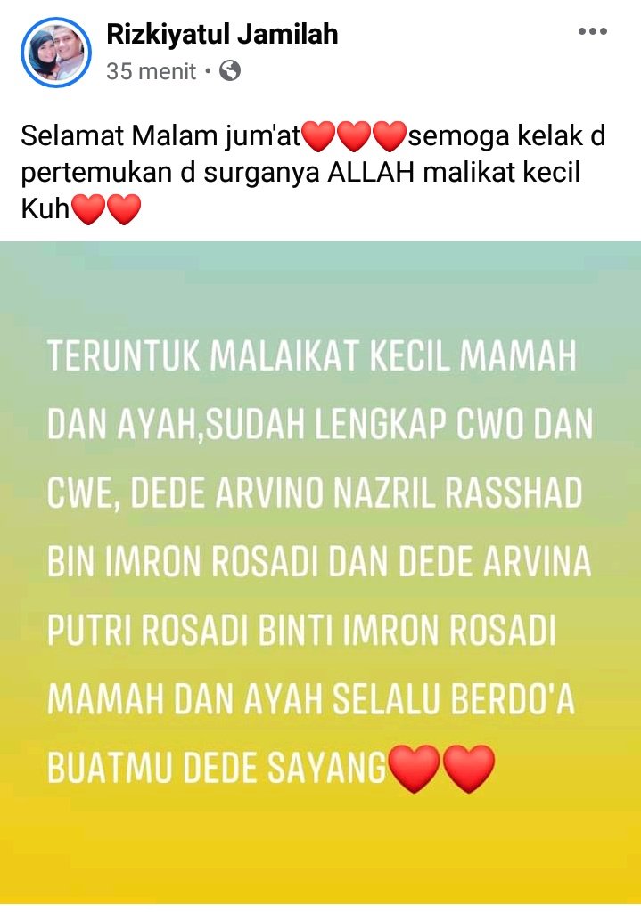 fajarjunianto20's tweet photo. @sherrrinn 
#janganbelieskrimAice 
Gak bisa bayangin sakitnya kehilangan calon bayinya 2x. 
#janganbelieskrimAice https://t.co/L8LnP21bcz