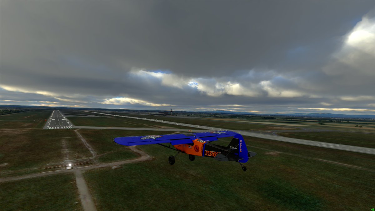 Skypat's tweet photo. Arrivée Saint Exupery #LFLL #FS2020 sous @REXSimulations #WeatherForce https://t.co/MHGVgmSMxV