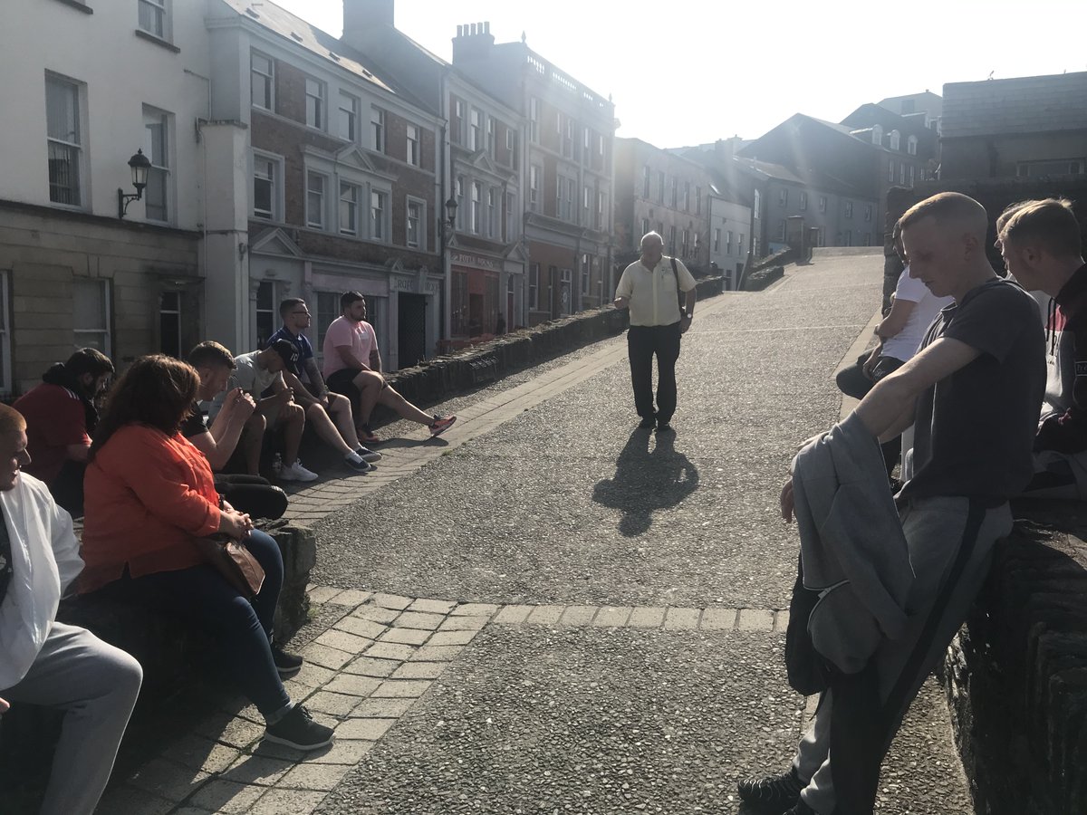 Great residential  with Alternatives as we commenced the LINC project. Brilliant weather to explore the walls in L/Derry. Thank you to Denise and Dean for a great conversation and learning to help us support Young people and tackle youth violence in our community