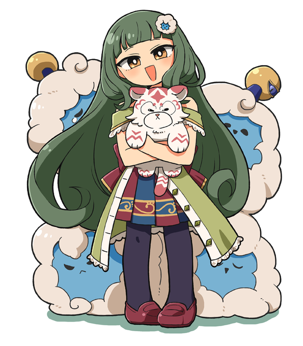 後方腕組アモさん 