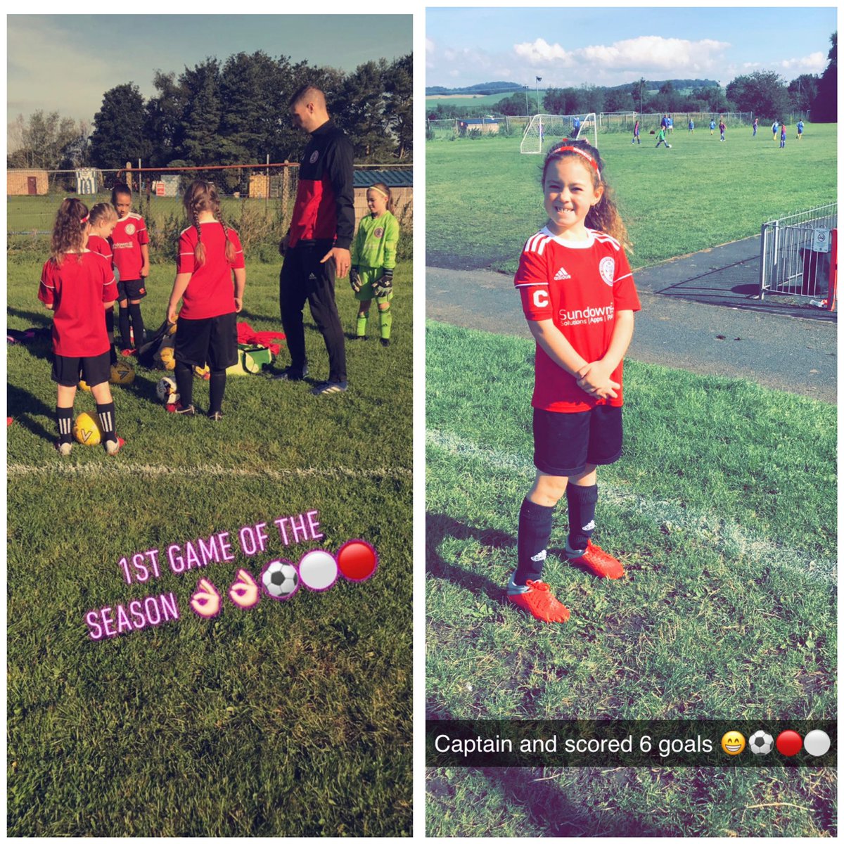 3Footballing's tweet photo. ⚽️Chelsie⚽️ This time last year I played my first game of the season with Accrington Stanley u9 girls as Captain and scored 6 goals!!😃❤️ https://t.co/XQHAnghCLj