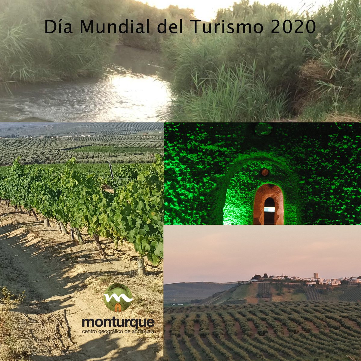 Hoy se celebra el #DíaMundialdelTurismo bajo el lema "Turismo y Desarrollo Rural". Destacar nuestro municipio, #Monturque, destino ideal para hacer #turismorural. Hoy no disfrutaremos de las actividades previstas para este día, se celebrarán en los próximos meses. Os esperamos!
