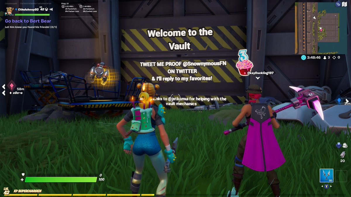 Cthuluhoop93's tweet photo. Pretty cool hub @SnownymousFN with @WiikIsLoved https://t.co/vLZ0bBacks