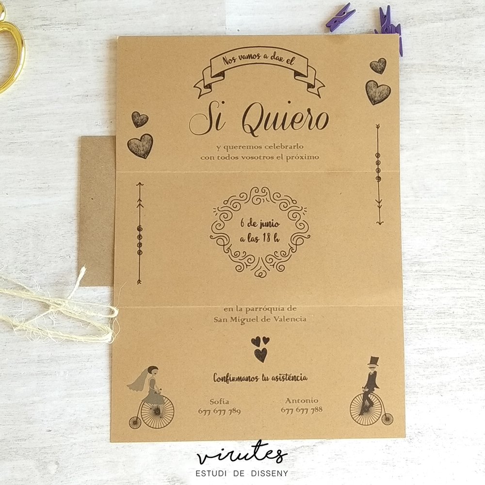 Invitación moderna, ilustrada y con aire vintage.

amazon.es/dp/B07PB4NZ8S?…

#bodas #bodasvintage #futuranovia #novias #bodas2021 #invtacionesdeboda #bodasbonitas #invitacionesbonitas #invitacionesoriginales #bodasoriginales #virutesdisseny