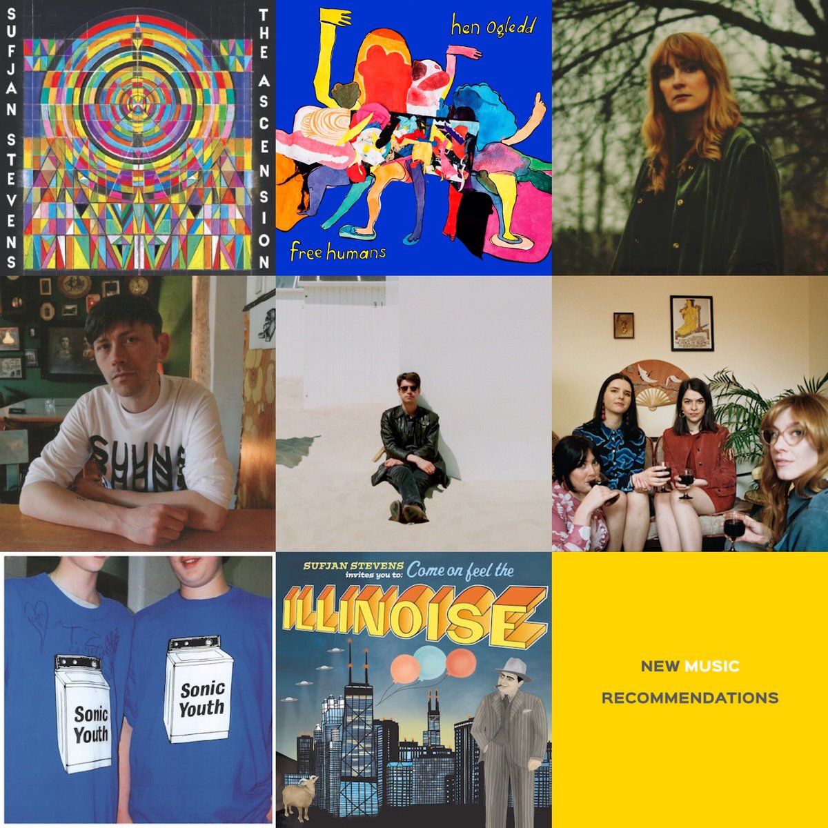 scrtmeetingblog's tweet photo. NEW: Another busy week with reviews of the #sufjan & @HOgledd LPs, plus chats with @FalconJaneMusic & Nicholas Michaux. We’ve also covered new songs from @thedawdlermusic & @PotpourriBand, & looked back at @thesonicyouth’s #WashingMachine25.
All at https://t.co/RqQM62ooZG 💛 https://t.co/xuFbHlmKsp