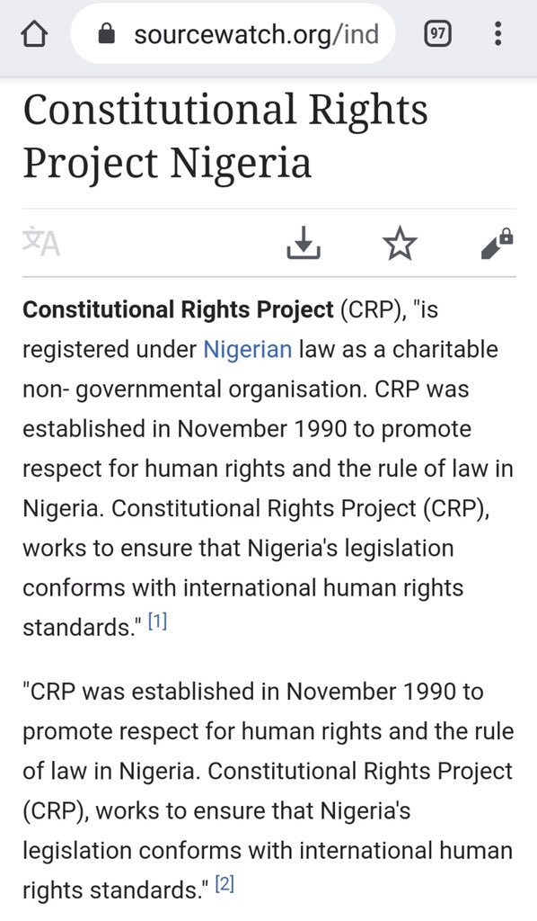 Dear  @cacnigeria1 1-It all started like a joke in 1990, the CSO/NGO cartel that has now embedded it’s crooked ways into our critical institutions like  @inecnigeria  @nassnigeria, from $48,850 it has turned to a multi million dollar biz @Banjy47  @3bood021  @Mohamadlapai