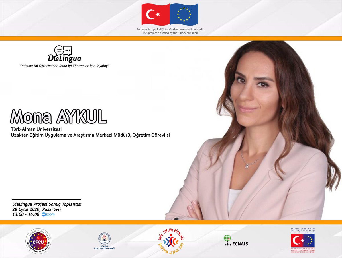 DiaLinguaEU's tweet photo. @mona_aykul'un; Kuzey, Batı ve Doğu Avrupa ülkelerindeki yabancı dil öğretim teknikleri sunumuyla, 28 Eylül Saat 13'te düzenlenecek olan Online Proje Toplantısında buluşalım. 🇪🇺🇨🇿🇫🇮🇵🇹🇹🇷

Ücretsiz kayıt için son gün son kontenjanlar: 👇
https://t.co/JY6Kfaicsq https://t.co/47se6YZHn8