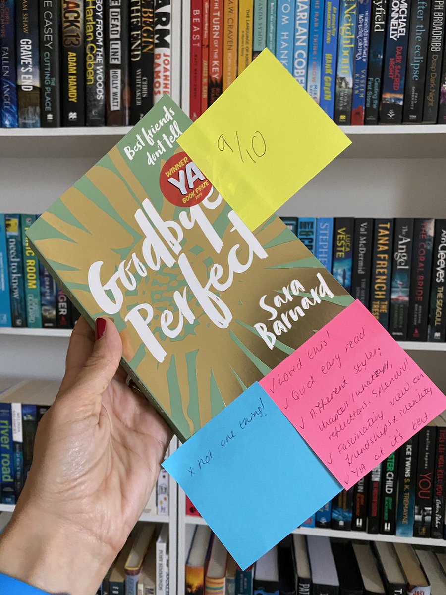 QuickBookRevie3's tweet photo. My “Quick Book Review” of #GoodbyePerfect by @saramegan = 9/10. A bright fresh YA book looking at friendships and so much more. To hear more of my review of this and other books click on this link: https://t.co/Eg8HiaRYX4 @MacmillanKidsUK #book #bookreview https://t.co/NlmmZzUiXF