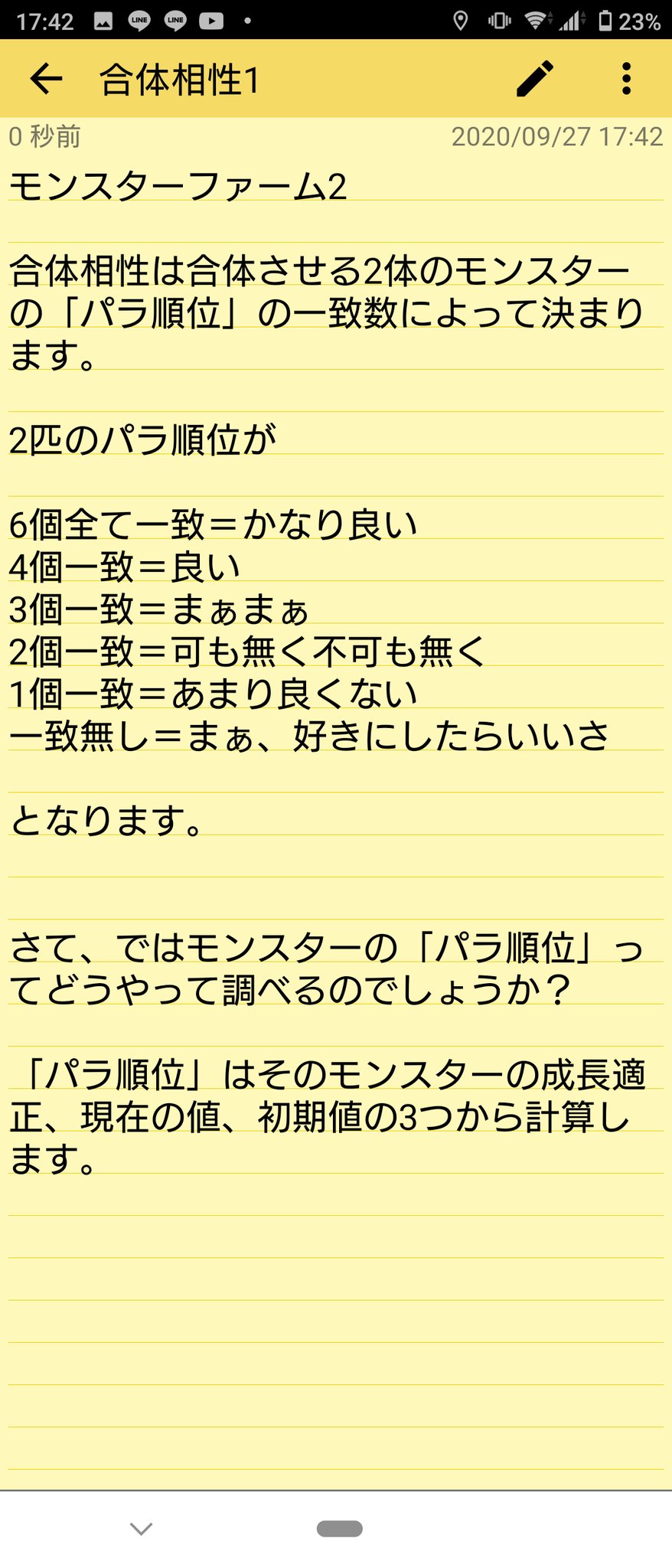 ちゃぼ みなみうると モンスターファーム2の合体相性に関しての質問とかが多いので 自己流にはなりますがノートにまとめてみたので貼ります これ見ながらやってもらえば何となく理解していただけるかなと思います モンスターファーム2 画像8枚ある