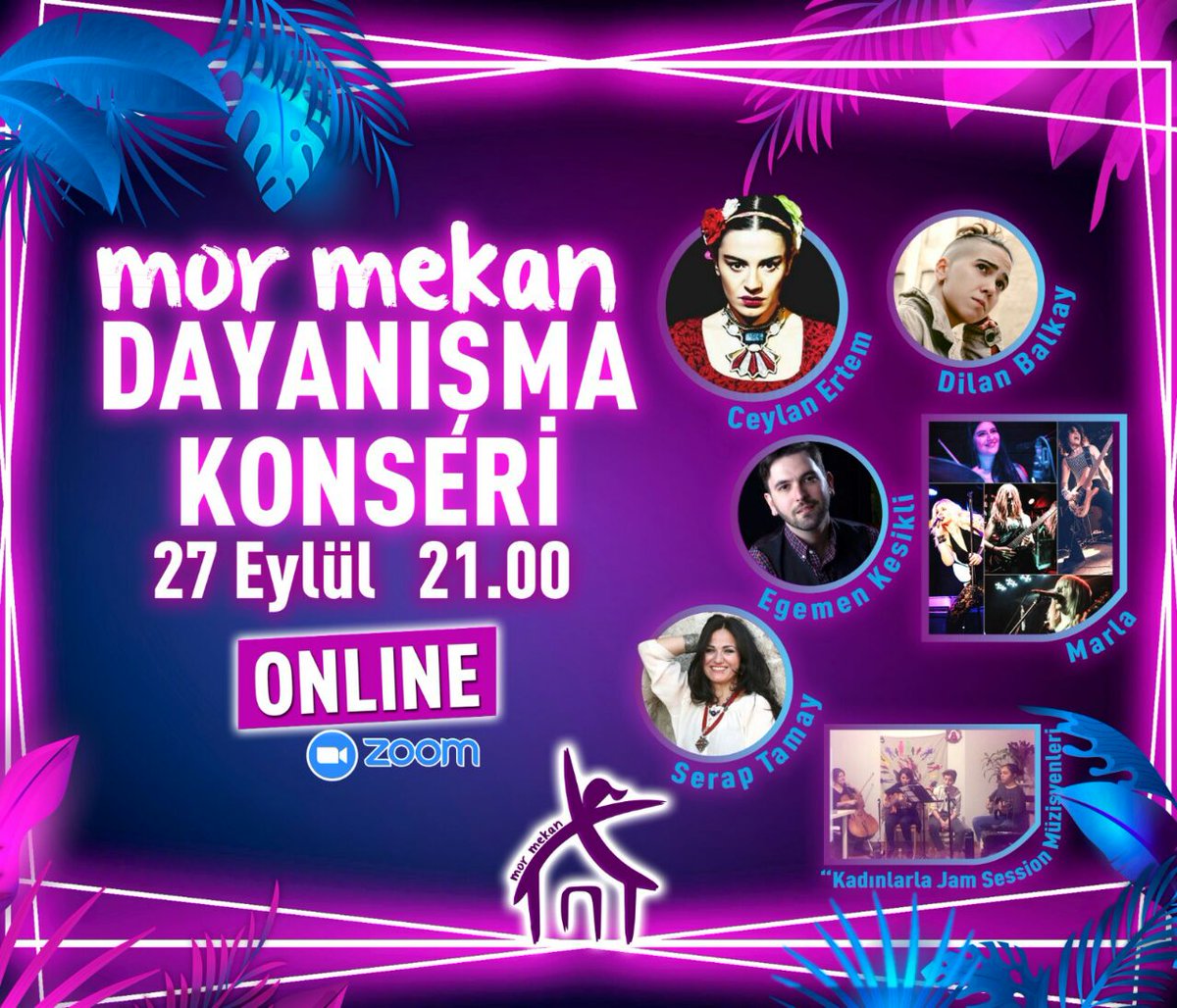 Sen de bir bilet alarak Mor Mekan'ın faaliyetlerini sürdürmesine destek olabilirsin 💜

Bugün son gün! Hem dayanışma hem müzik keyfi 🎉

Dilediğin sayıda bilet alabilirsin 👇

sessionheroes.com/etkinlik/muzik…