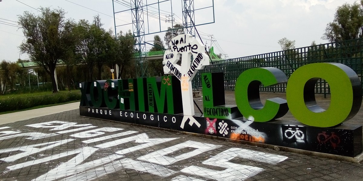 RodadasA's tweet photo. 20 Septiembre 2020 
Rodada por la defensa de la vida.
¡Ni unx ciclista más!
¡Seguridad vial, ya!
¡No al puente vehicular en Cuemanco!
¡No al proyecto paseo Tláhuac! 
@Claudiashein #YoPrefieroelHumedal #YoProtejoElHumedal https://t.co/wgRYy00zDH