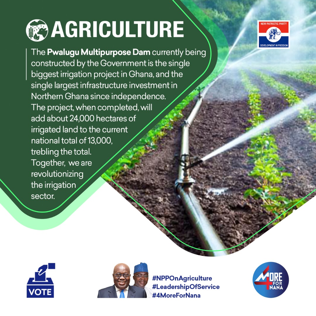 NAkufoAddo's tweet photo. Give us 4 more years to do more for you. #NPPonAgriculture #4MoreForNana https://t.co/bbkr7ExpPT