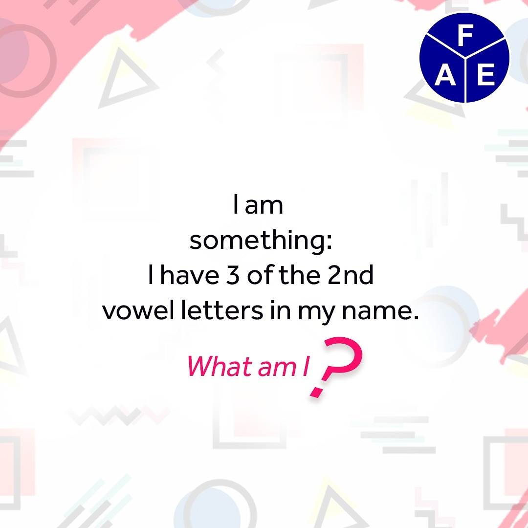 FaeLimited's tweet photo. Sunday Riddlešš
I am something: I have 3 of the 2nd vowel letters in my name.
WHAT AM I?
Make your weekend orders ahead of the new week via whatsApp: 08164457322
https://t.co/7l9ZpZTxPO
ā
#WeAreFAEā
#FAELimitedā
#FAEEnvelopesā
#EnvelopingWithLove https://t.co/uSLpzlZCUt