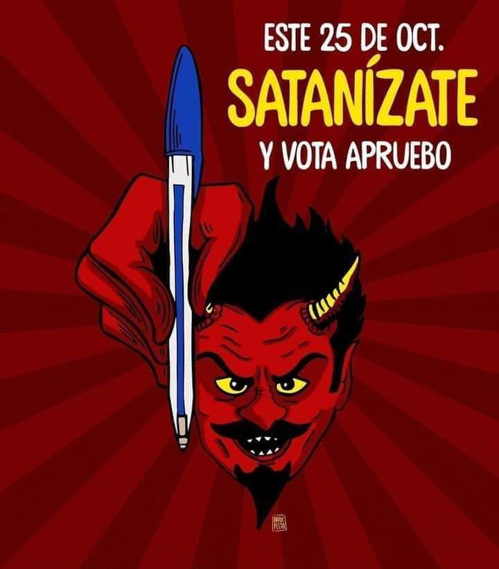 SchlackJavier's tweet photo. #SatanizateVotaApruebo
#Apruebo
#ConvencionConstitucional
#25Oct
@social_mesa
@mtoledoa
@Eduramp https://t.co/C6RDVBYNP7