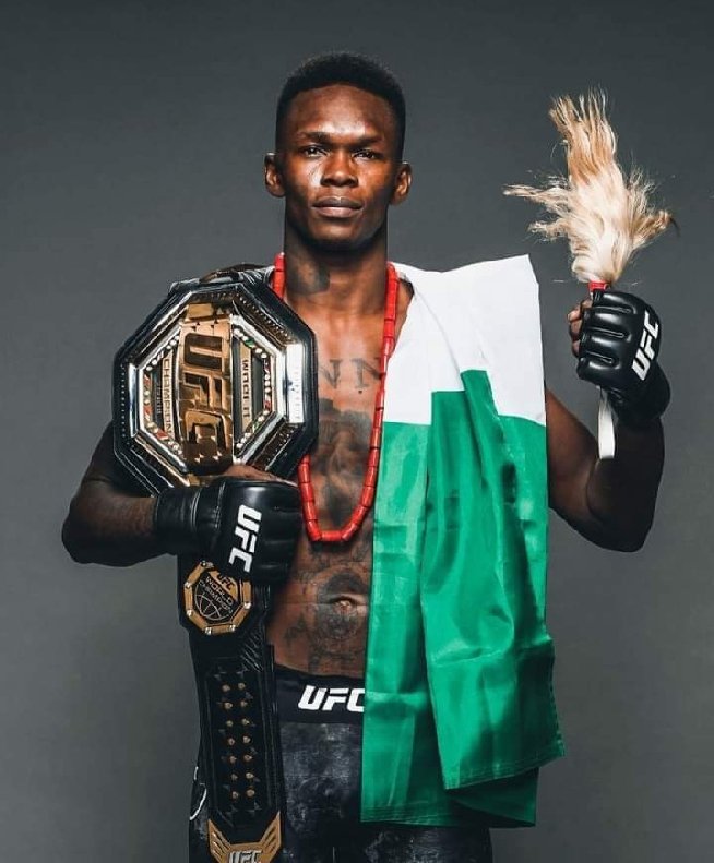 BooksofRecordNG's tweet photo. Nigerian sensation, Israel Adesanya, defeats Paulo Costa via TKO to retain the Middleweight Championship! Kindly retweet, let's celebrate our own!!
#UFC253LiveStream
#UFC253
#UFCFightIsland https://t.co/FF3CyqFM2D