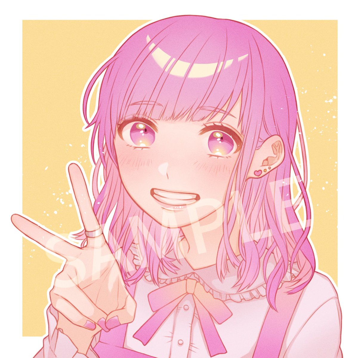 歌い手のまりかさんのアイコンを描かせて頂きました T T 掲載許可貰ったので まつだ奏太 かなた のイラスト