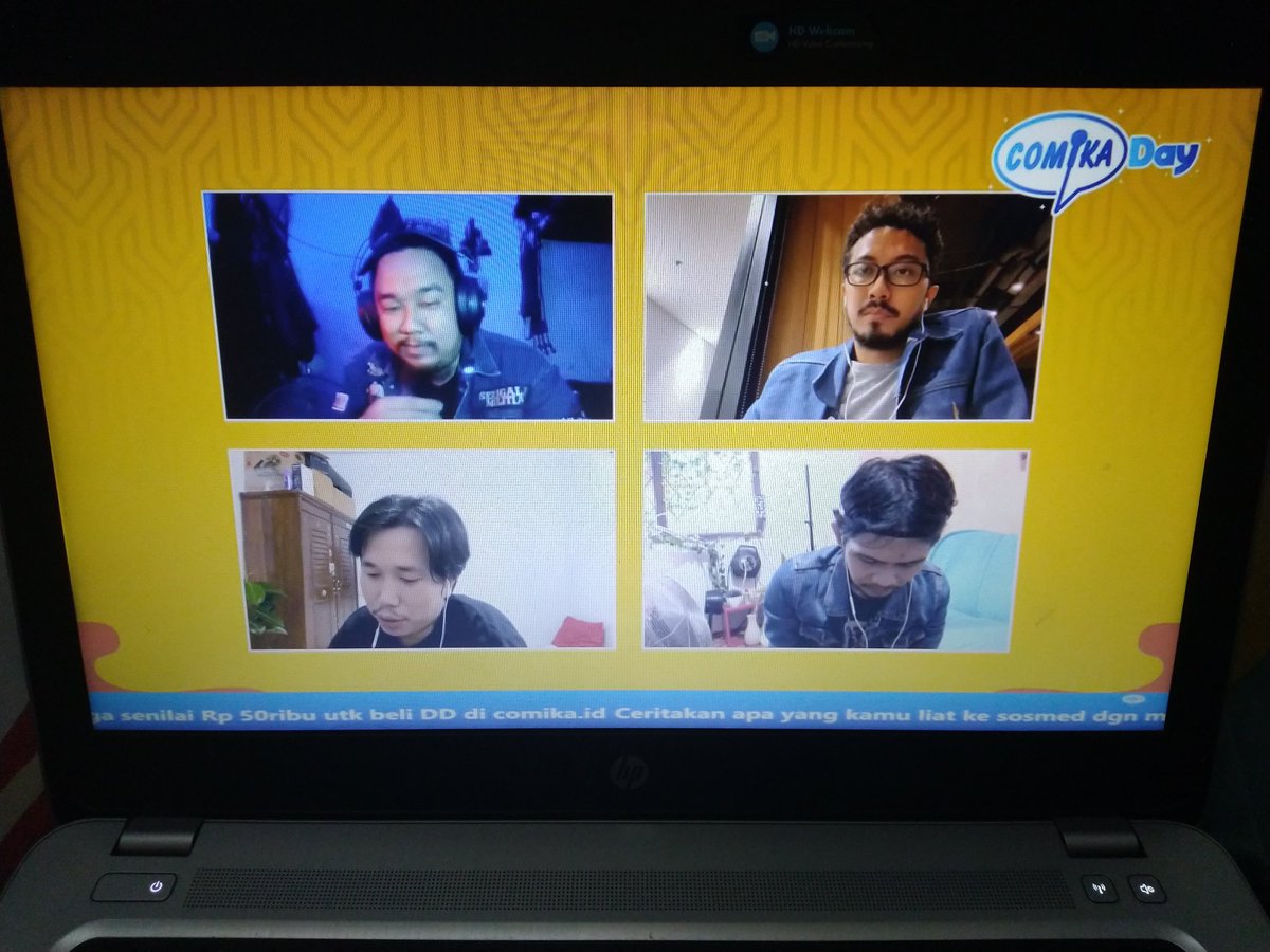 segerbener__'s tweet image. Berasa kaya nonton Ospek Online yaa #comicaday