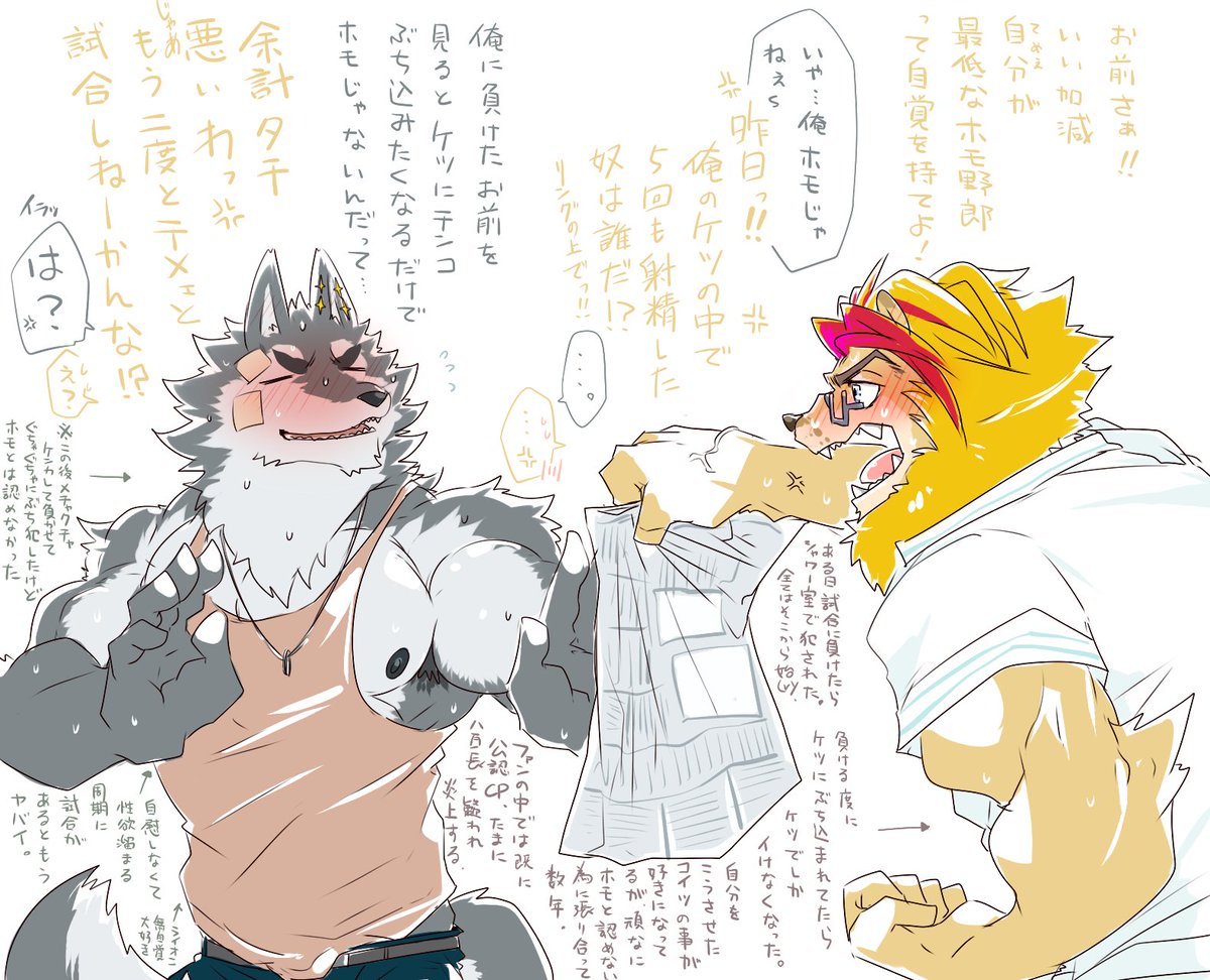 ClawLion's tweet photo. 🐺🤜 RIVAL 🤛🦁 https://t.co/SQLmjTaWew