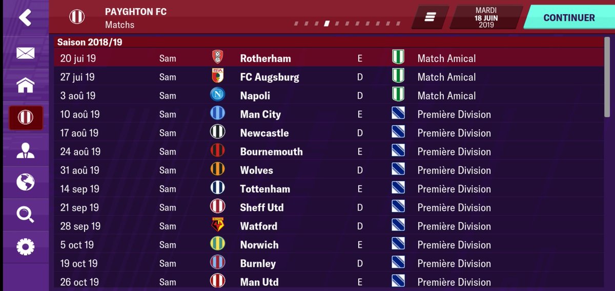 Fin des détections, c'est parti ! 
Voici notre onze titulaire, nos capitaines et notre début de calendrier. 📆©️
Bonne saison à tous et à bientôt dans le stade 🏟️