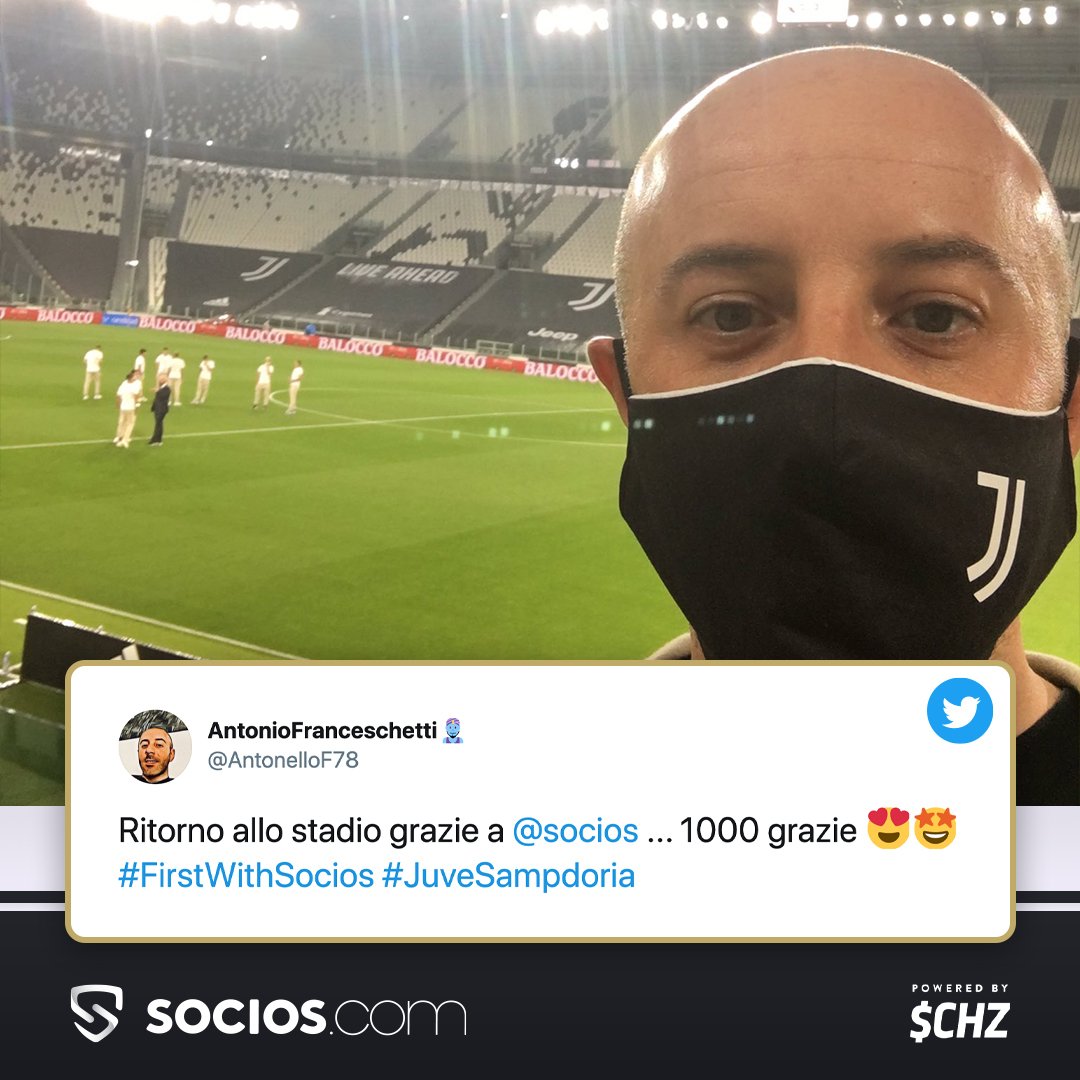 socios's tweet photo. 🙌Today 4 $ASR Fan Token holders will be amongst the first 1000 to re-enter Stadio Olimpico.
#FirstWithSocios https://t.co/KS8C8QBl6o