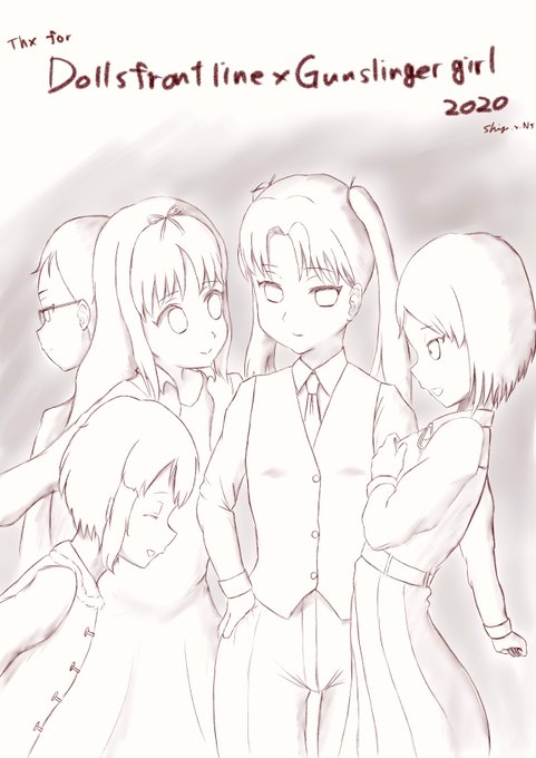 コラボめっちゃ良かったね……掴めなかった余生を謳歌してほしい #少女前線 #ガンスリンガーガール 