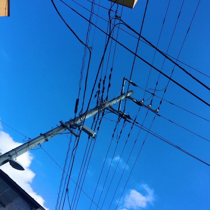 電線のtwitterイラスト検索結果 古い順
