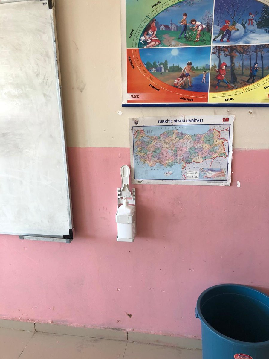 olukluokul's tweet photo. Covid-19 tedbirleri kapsamında okulumuzu daha güvenilir ve hijyenik hale getirdik. @NKapanoglu @MemSiverek https://t.co/bWO5vl0VDu