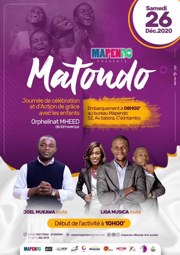 MapendoUn's tweet photo. C'est ainsi que @MapendoUn compte terminer  en beauté 2020 🎊🎉 #MatondoMapendo https://t.co/5f8zhH0Lpw