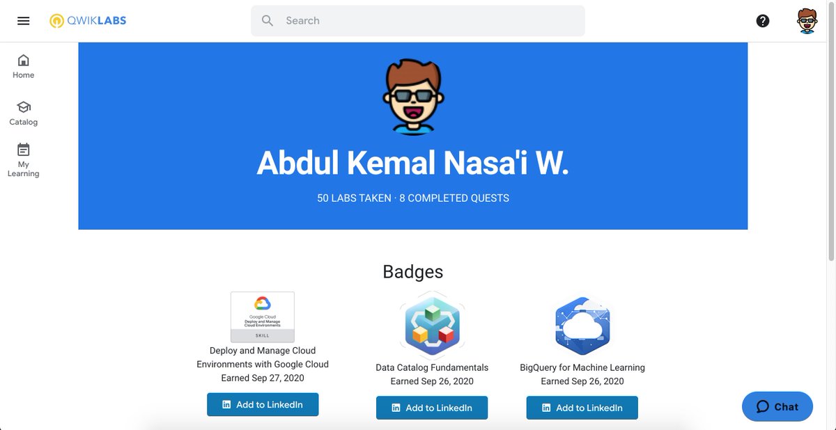 Guys, buat kalian yang ber profesi sebagai software developer wajib banget nih ikutan event  #JuaraGCP season 4 ini.
Ada banyak ilmu dan challenge menarik buat di pelajari.

Thank you and good job for <a href="/googledevsid/">Google for Developers Indonesia</a> &amp; <a href="/Google_IDN/">Google Idn</a>

Qwiklabs Profile : qwiklabs.com/public_profile…