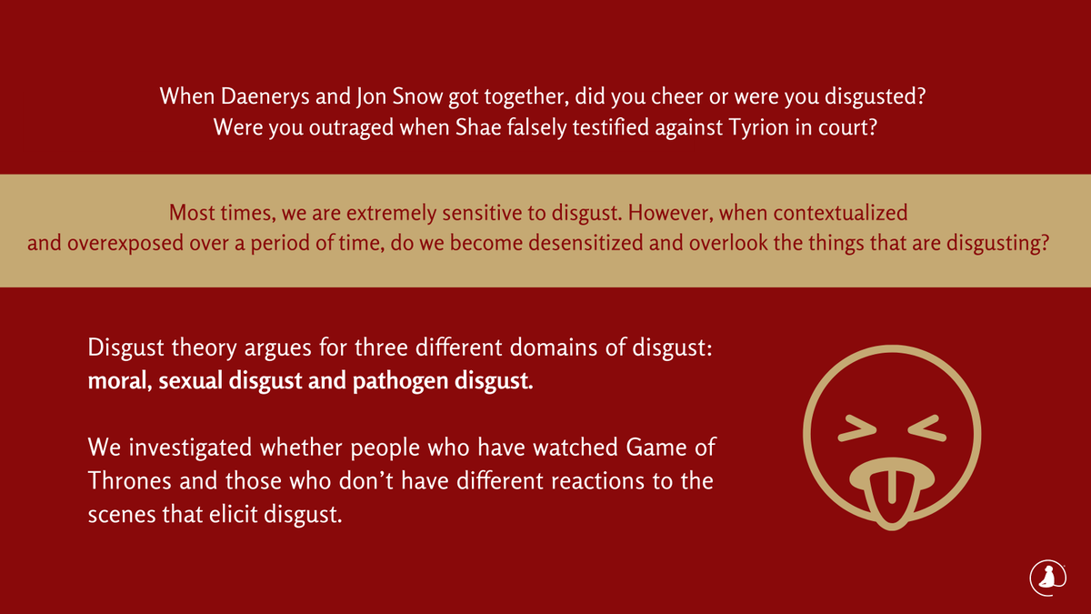 monkprayogshala's tweet photo. Check out @WallflowerBlack and @sampada_sk's new paper on #GameofThrones and #DisgustSensitivity in @SAGE_Publishing!

https://t.co/fXwoKZEYuP

#publicationalert #psychology #prayogshalaprobes #thinkinIndia https://t.co/XaquyGd84f