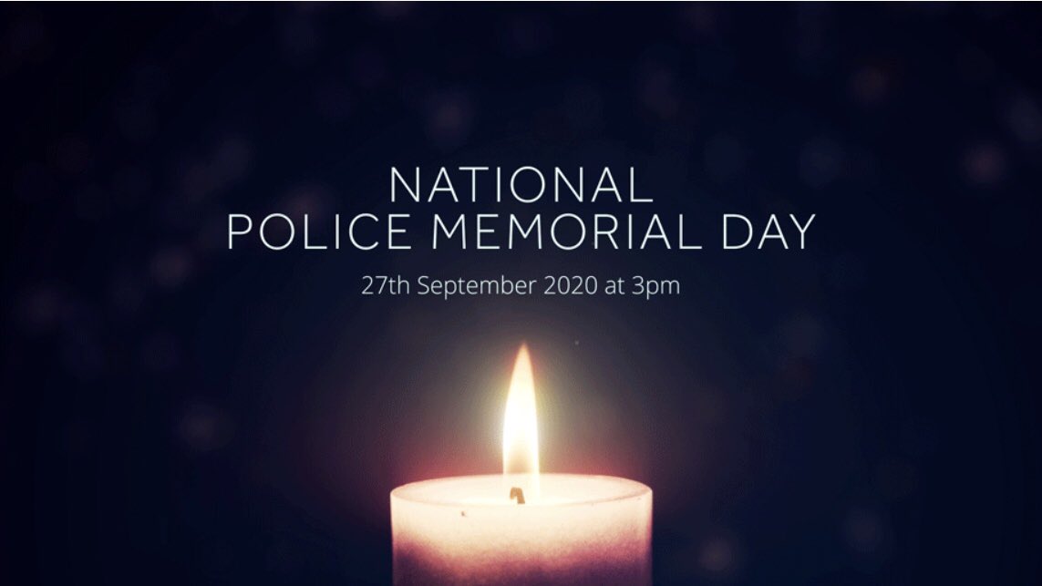 PoliceChiefs's tweet photo. Today we mark National Police Memorial Day, which is especially poignant after the tragic death of #SgtMattRatana on Friday.
We remember all of the officers who have lost their lives in the line of duty protecting the public. #NPMD20 https://t.co/UdGUXxASjM